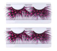 Abaodam Thick False Eyelashes 2 Pairs Dramatic Extra Long Lashes for Fancy Dress and Masquerade Accessories