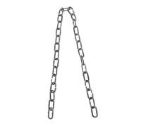 Abaodam Thick Halloween Chains Prop Plastic Fake Chain Links for Costume Party and Cosplay Realistic Prisoner Decoration Safe and Halloween Accessory