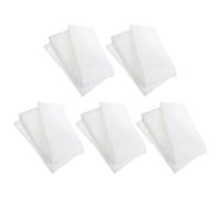 Abaodam Thickened Cotton Filter Pads Reduces Fish Mortality 5pcs Reusable Filter Sponge Material White Biochemical for Aquarium Fish for Water and Aqua-plant Tanks