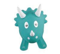 Abaodam Thickened Inflatable Dinosaur Ride for PVC Bouncing Plaything with Cartoon Triceratops Design Indoor Outdoor Fun Gift for Boys