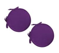 Abaodam Thickened round Chair Cushions for Dining Chairs Polyester Sponge Seat Cushion with Simple round Shape Design Purple for Home School