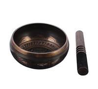 Abaodam Tibetan Singing Bowl Meditation Bowl Wooden Rod Buddha for Yoga Sound Bathing