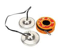 Abaodam Tibetan Tingsha Meditation Hand Cymbals Pair Made of Copper with Unique Long Ringing Tones and Simple Design, Lightweight and Easy to Store for Yoga Classes and Meditation