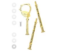 Abaodam Tiered Tray Hardware Kit Cake Stand Fittings Zinc Alloy Leaf Designed Elegant Support Easy Assembly for DIY Cake Decorating and Fruit Plate Display at Parties