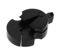 Abaodam Tiny Violin Mute Practice Silencer Black Rubber Tourte-style Quiet Practice for Violins