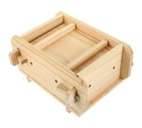 Abaodam Tofu Mold Curd Maker Wooden Kitchen Soy Curd Making Tool Safe and Simple to Use Beige Home DIY Tofu Making