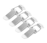 Abaodam Toggle Latches 4pcs Stainless Steel Spring Loaded Latch for Electrical Boxes Toolboxes Simple Installation Quick and Easy Operation with Latch Guard Plate Cover