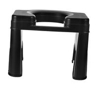 Abaodam Toilet Step Stool for Adults Height Non-Slip Foot Stool for Bathroom Use Stable and Clean Squatting Aid for Pregnant Women and Elderly Stylish Black Design