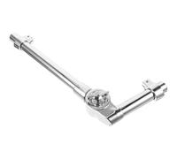 Abaodam Tom Drum Bracket Tom Drum Stand Zinc Alloy Silver Less Shaking Improving Playing Experience Mount for Percussion Instrument Suitable for Home and Stage Use