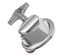 Abaodam Tom Leg Base Holder for Drum Set Durable Floor Tom Leg Clamp Easy Installation Musical Instrument Accessory Sturdy Silver-plate Iron Replacement