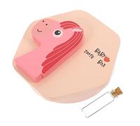 Abaodam Tooth Keepsake Box for Adorable Cartoon Design Smooth Memory Organizer for Boys and Girls Lost Teeth for Memories