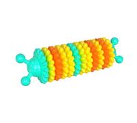 Abaodam Tpr Caterpillar Dog Chew Toy Sturdy and Resistant to Bite for Pet Chewing and Playing Interactive Teeth Cleaning Toy for Puppies and Dogs with Simple Modeling