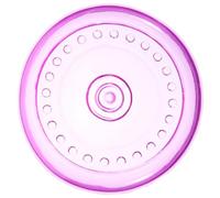 Abaodam Tpr Soft Dog Disc Small Purple Flying Throwing Plate for Outdoor Training and Play Safe Chew-resistant Pet for Large Dogs Washable Floating Fetch to Strengthen Owner-