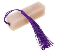 Abaodam Traditional Blank Chinese Seal Stone 5x5cm Multi-Functional Engraving Stamp with Tassel for Painting and Traditional Chinese Art Suitable for Beginners and Professionals