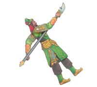 Abaodam Traditional Chinese Shadow Puppetry Kit DIY Model Figures for Early Education Handicraft Classes and Activities Timeless Three Kingdoms Puppet Show Figurines Handmade Decorative