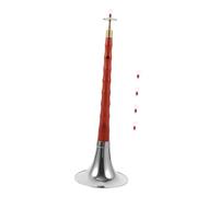 Abaodam Traditional Suona Wind Instrument Wood Material Beginner's Musical Instrument for Ages Key Redwood Reed Random Color