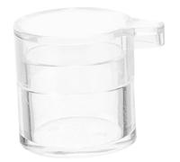 Abaodam Transparent Acrylic Ant Feeding Bowl with Stable Water Supply Break-resistant Liquid Feeder for Ant Nests Portable Visible Container for Easy Cleaning and Long-term Use
