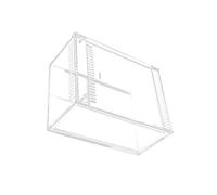 Abaodam Transparent Acrylic Reptile Breeding Box with Ventilation Assembled Terrarium Raising Container for Small Reptiles Easy Feeding and Observation Habitat for Bearded Dragons Geckos
