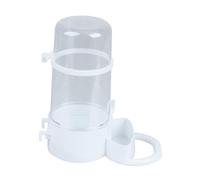 Abaodam Transparent Automatic Pet Feeder for Small Pets Self-dispensing Food Dispenser with Falling Prevention Basin Easy to Clean and Safe for Hamsters Guinea Pigs and Small Animals