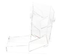 Abaodam Transparent Dice Tower Board Game Accessory Compact Dice Organizer for Role Playing Games Fair Rolling Dispenser