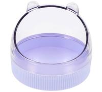 Abaodam Transparent Hamster Bowl Compact Chinchilla Bowl for Safe Feeding Easy to Clean Durable Acrylic Design for Hamsters Rats and Pets Prevents Spills