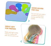 Abaodam Transparent Six-color Paddle for Science Learning Optics Physics Board with Ultra-thin Bright Color Filters for Early Education Cognitive Development and Classroom Experiment