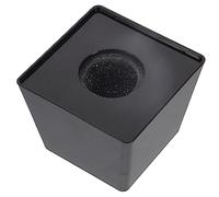Abaodam Trapezoid Mic Logo Station for Interview Microphone Cover Mic Flag Holder for Studio Live Broadcast