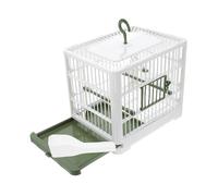 Abaodam Travel Carrier Stand Portable Bird Cage for Parakeets Cockatiel Breathable Mesh Easy to Set up
