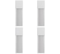 Abaodam Travel Lotion Pump Bottles 4Pcs Airless Vacuum Refillable 30Ml Frosted Bottles for Cosmetics and Toiletries On-The-Go