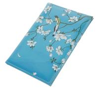 Abaodam Travel Passport Holder Wallet with Snap Closure, Floral Pattern Passport Cover and Ticket Organizer, Travel Document Holder for UK Trips