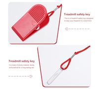 Abaodam Treadmill Safety Key Magnetic Emergency Stop Lock Lightweight Portable Replacement Accessory for Home and Commercial Running Machines