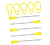 Abaodam Triangle Iron Mallet Percussion Sticks Set Including Carrying Rings for Students and Music Learners