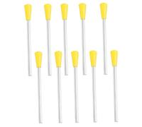 Abaodam Triangle Iron Mallets Metal Sticks 10pcs Plastic Grip for Music Education and Hand Percussion Instruments