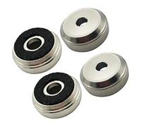 Abaodam Trumpet Piston Caps Set 4 Pieces (2 Top Covers 2 Lower Covers) Small Size Valve Covers Replacement Kit Suitable for Trumpet Repair and Maintenance