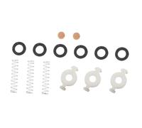 Abaodam Trumpet Repair Kit with Valve Spring Pads Button Pads and Cork for Cornet and Flugelhorn Maintenance Compatible Brass Instrument Replacement Parts for Smooth Play and Accurate