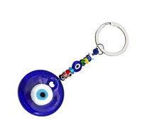 Abaodam Turkish Devil Eye Keychain Pendant Ornament Bead Charm Keyring for Women Car Bag Decoration and Daily Use Accessory