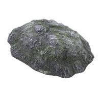 Abaodam Turtle Basking Platform Floating Island with Stable Support Realistic Resin Basking Rock for Turtle Tank Reptile Dock Resting Terrace Climbing Ramp Aquarium Decoration