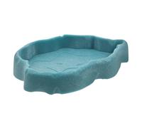 Abaodam Turtle Feeder Plate and Water Dish for Reptiles Gecko Waterer with Spill Resistant Design Durable Pet Drinking Tray for Lizards Snakes and Bearded Dragons for Homes and Pet Stores