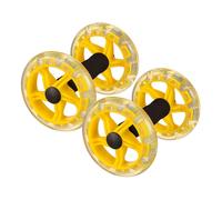 Abaodam Twin-wheel Abdominal Roller for Men and Women Dual Stability Fitness Device with Non-slip Handles Portable Tummy Shaping Equipment for Weight Loss and Muscle Building at Home