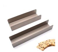 Abaodam U Shape Carbon Steel Cookie Mold for Baking Cranberry Cookies and Chocolate Biscuits, Non-Stick Biscuit Cutter with One-piece Molding Design, Easy to Clean, for Home Baking