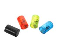 Abaodam Ukulele Hand Percussion Instruments Plastic Sand Shakers 4pcs Finger Iron Beads and Cloth for Ukulele Band Performances and Musicians on The Go