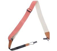 Abaodam Ukulele Strap Adjustable No-punch Shoulder Sling with Double Hooks Universal Fit for Adults and Kids, Soft Pink Instrument Belt for Soprano, Concert, Tenor and Baritone Ukuleles