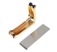 Abaodam Ultra-thin Gold Piano Cover Slow-down Buffer with Anti-pinch Finger Protection, Metal Piano Cover Cushion for Upright and Electronic Keyboards, Keyboard Fall Control Accessory