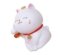 Abaodam Unbreakable Fortune Cat Piggy Bank Cute Decorative Saving Pot for Desktop Ornament Money Box Teaching Saving Habit