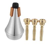Abaodam Unique and Trumpet Mouthpiece Set 3c/5c/7c Metal Sordine Trumpet Part Supply