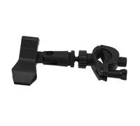 Abaodam Universal Adjustable Microphone Clamp Mic Stand Tripod Design Sturdy Plastic and Metal Microphone Clip Expansion Head Black for Recording and Outdoor Use