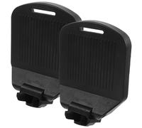 Abaodam Universal Adjustable Wheelchair Footrests 2pcs Set Heavy Duty Replacement Foot Pedal Leg Rest for Mobility Aids Patient Foot Support Accessories