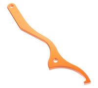 Abaodam Universal Coilover Wrench Tool for Rear Shock Absorbers Made of Sturdy Aluminium Alloy with Stylish Orange Finish, for Motorcycle Enthusiasts and Dirt Bike Models