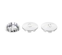 Abaodam Universal Faucet Knob Replacement 3Pcs Plastic Index Buttons 2.8Cm for Bathroom Sink and Shower Hot Cold Tap Handles