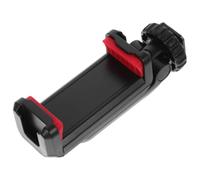Abaodam Universal Phone Tripod Mount Holder Black Plastic Hot Shoe Lock | 1/4 Thread Tripod Screw, Cold Shoe Mount, Adjustable Clamp for Camera Hot Shoe Mount